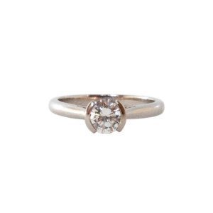 0.70ct Round Brilliant Cut Diamond Solitaire Ring