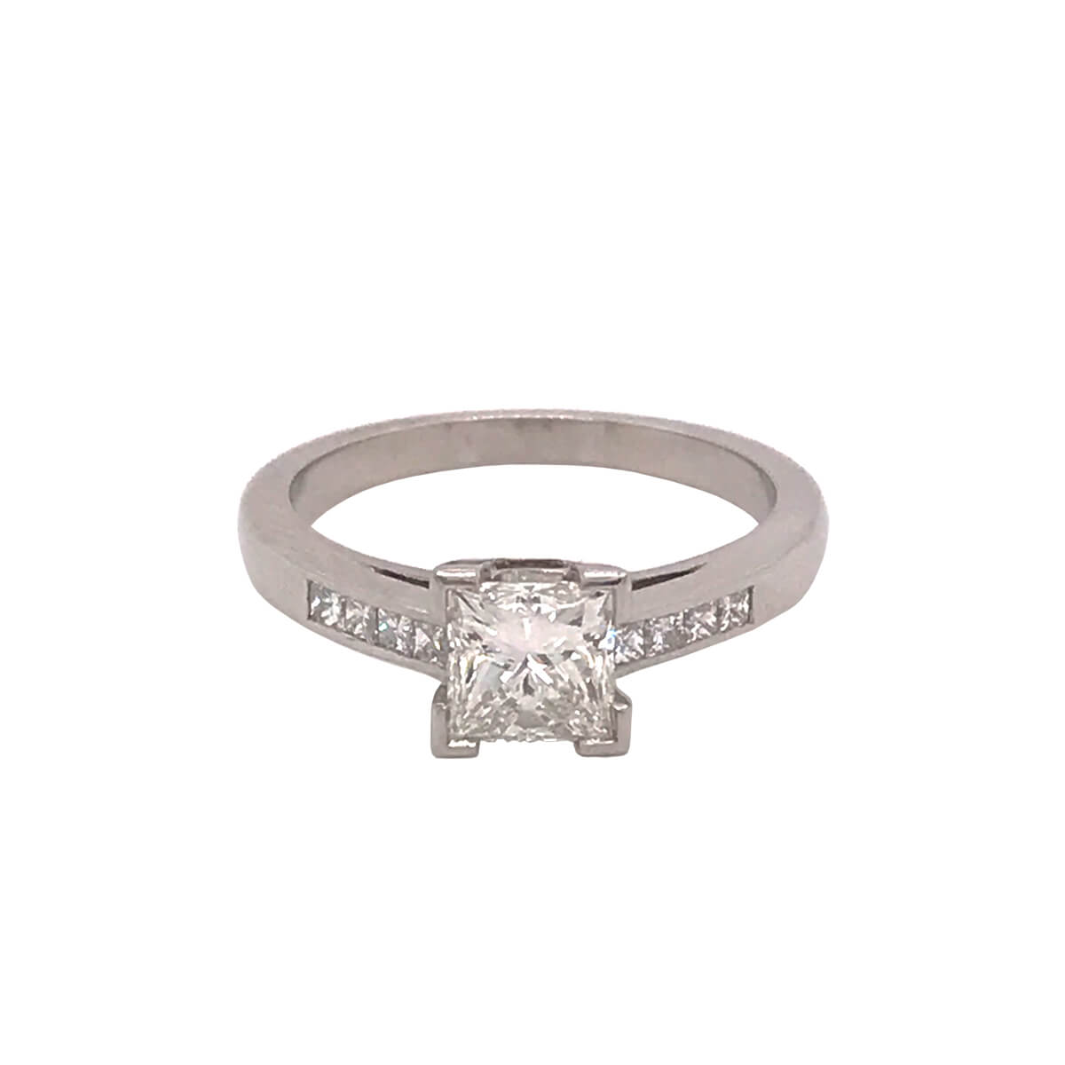 1.04ct Princess Cut Diamond Solitaire Ring