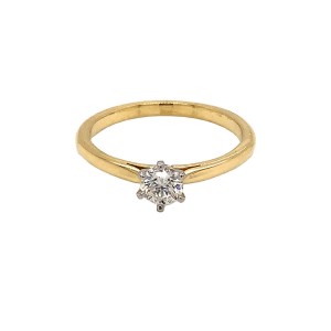 0.35ct Round Brilliant Cut Diamond Solitaire Ring
