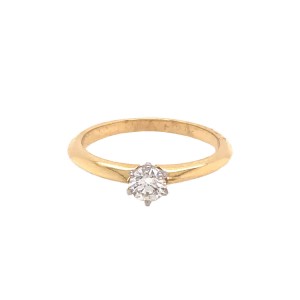 0.30ct Round Brilliant Cut Diamond Solitaire Ring