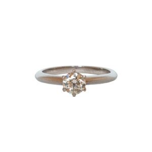 0.60ct Round Brilliant Cut Diamond Solitaire Ring
