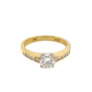 0.73ct Round Brilliant Cut Diamond Solitaire Ring