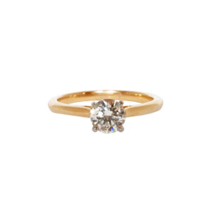 0.72ct Round Brilliant Cut Diamond Solitaire Ring