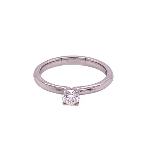 0.26ct Round Brilliant Cut Solitaire Ring