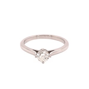 0.44ct Round Brilliant Cut Diamond Solitaire Ring