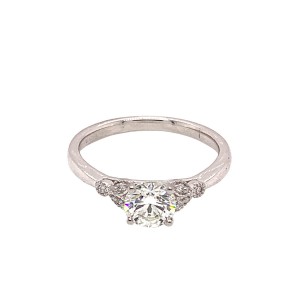 0.74ct Round Brilliant Cut Diamond Solitaire Ring