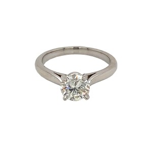 0.60 Round Brilliant Cut Diamond Solitaire Ring
