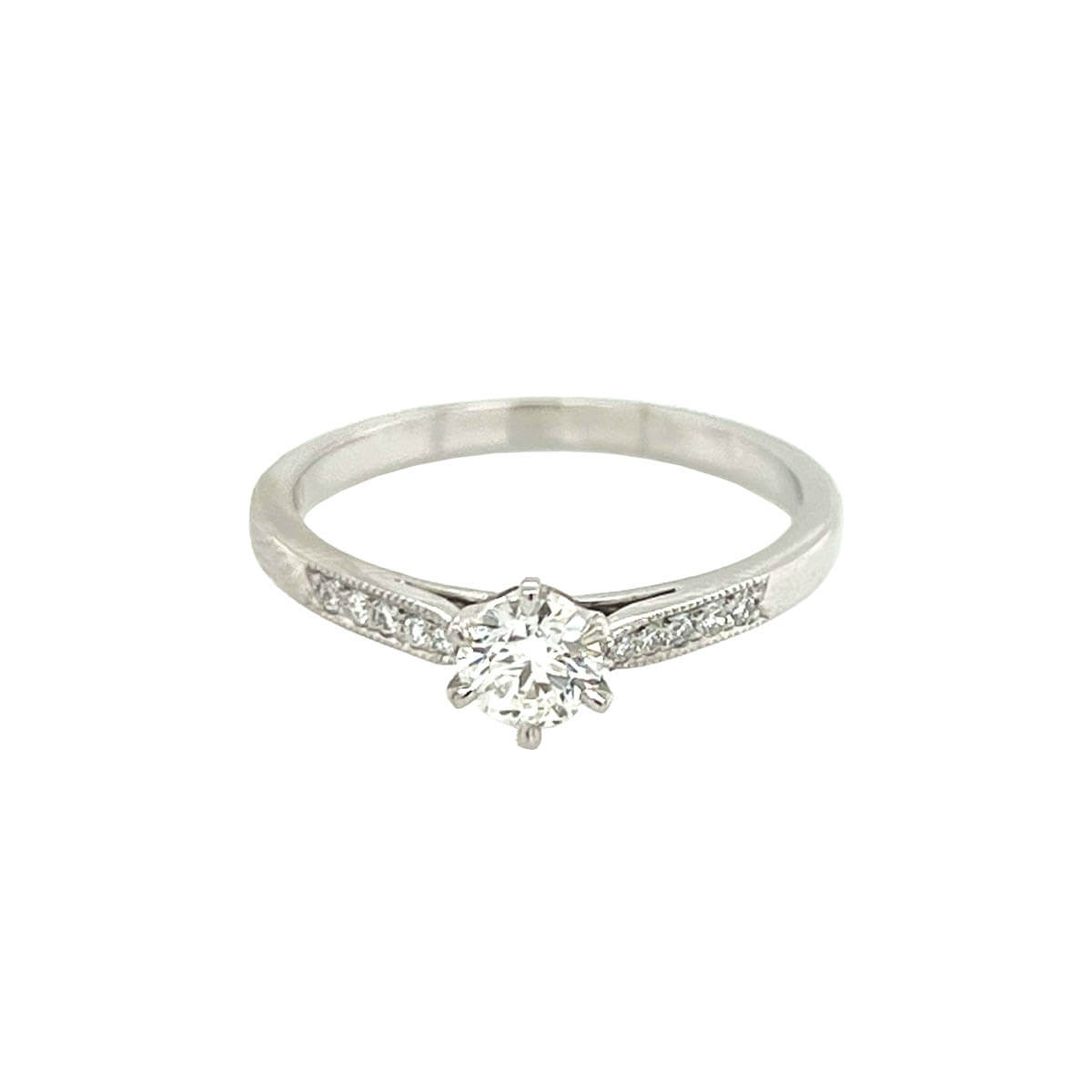 0.32ct Round Brilliant Cut Diamond Solitaire Ring