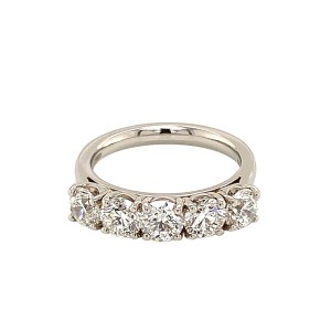 2.00ct Five Stone Diamond Half Eternity Ring