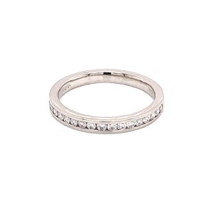0.33ct Round Brilliant Cut Diamond Half Eternity ring