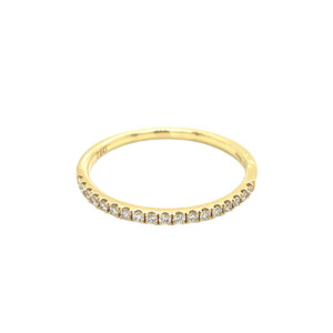 0.15ct Round Brilliant Cut Diamond Half Eternity Ring