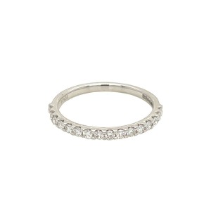 0.33ct Round Brilliant Cut Diamond Half Eternity Ring