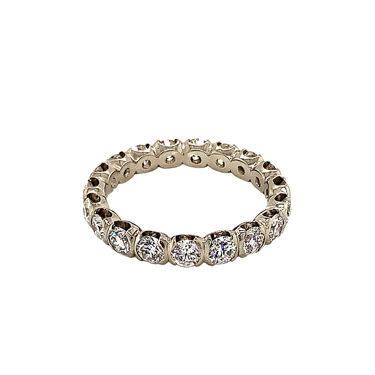 4.15ct Round Brilliant Cut Diamond Full Eternity Ring