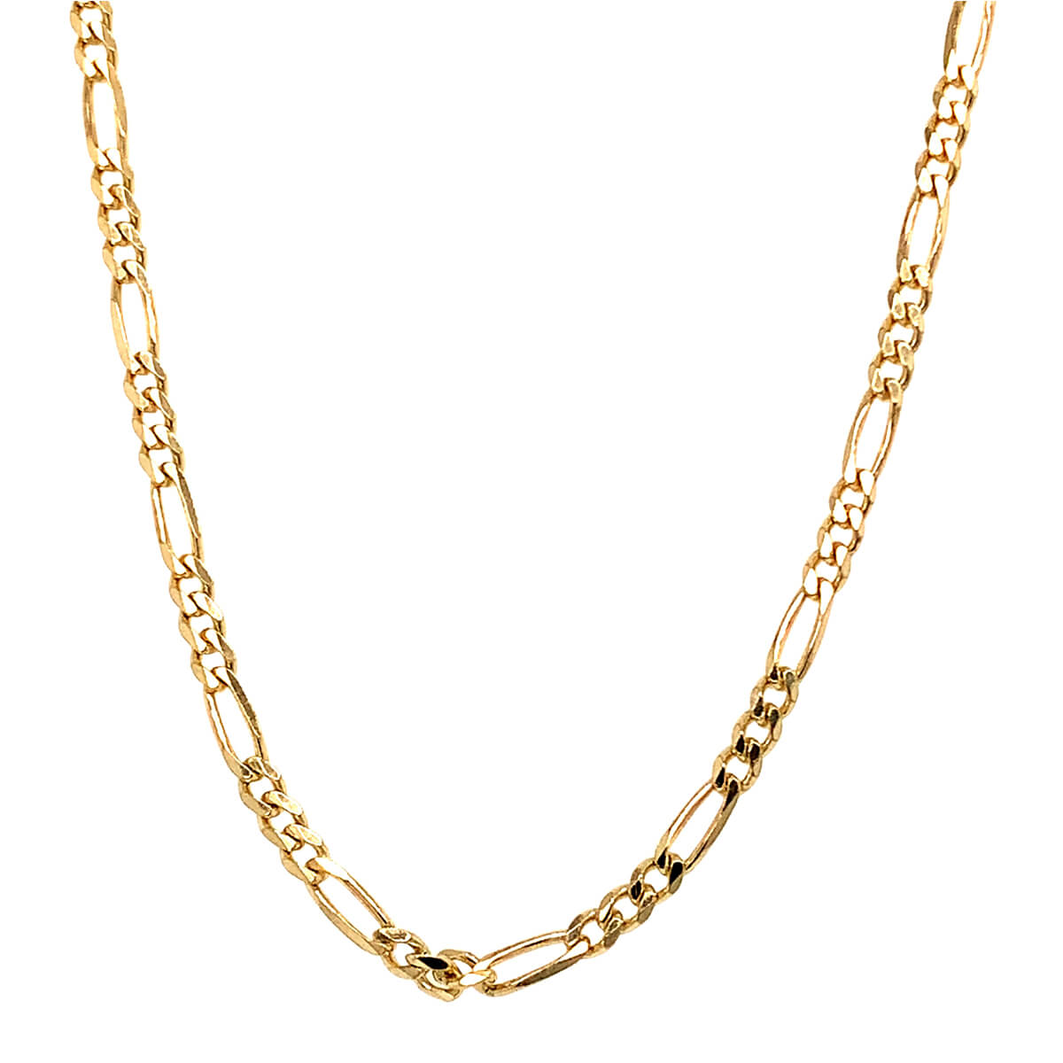 9ct Yellow Gold Figaro Necklace