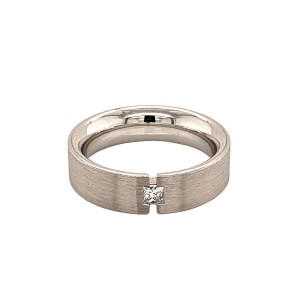 0.15ct Princess Cut Diamond Wedding Band