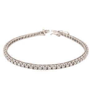3.00ct Round Brilliant Cut Diamond Tennis Bracelet