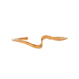 9ct Yellow Gold Torc Bangle With Twist