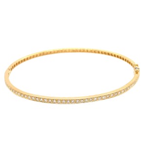 0.58ct Round Brilliant Cut Diamond Bangle