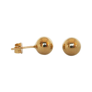 18ct Yellow Gold Ball Stud