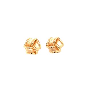 18ct Yellow Gold Knot Earrings