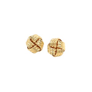 18ct Yellow Gold Knot Earrings