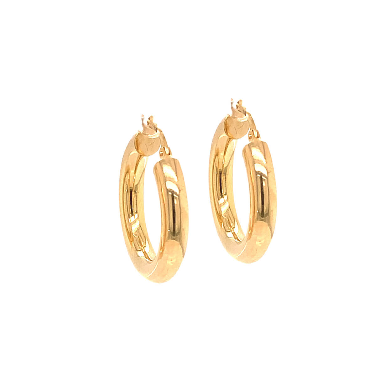 18ct Yellow Gold Hoop Earrings