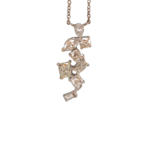1.83ct Marquise, Round, Cushion, Pear, Square & Baguette Cut Diamond Pendent