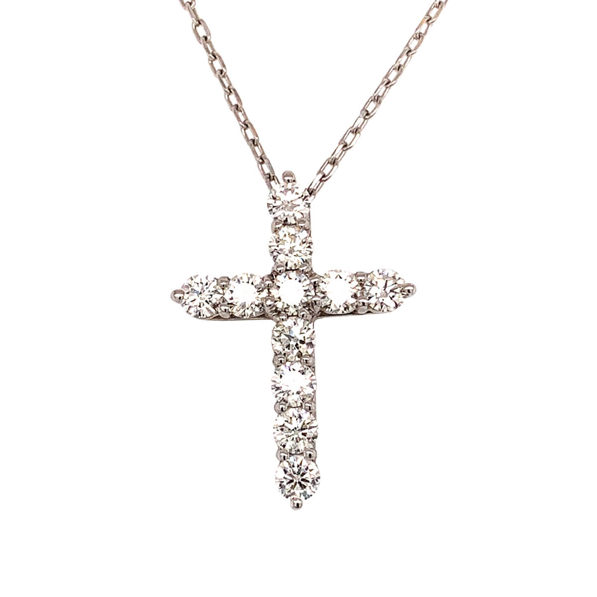 1.54ct Round Brilliant Cut Diamond Set Cross | Cry For The Moon