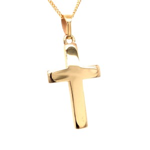 9ct Yellow Gold Cross Pendent