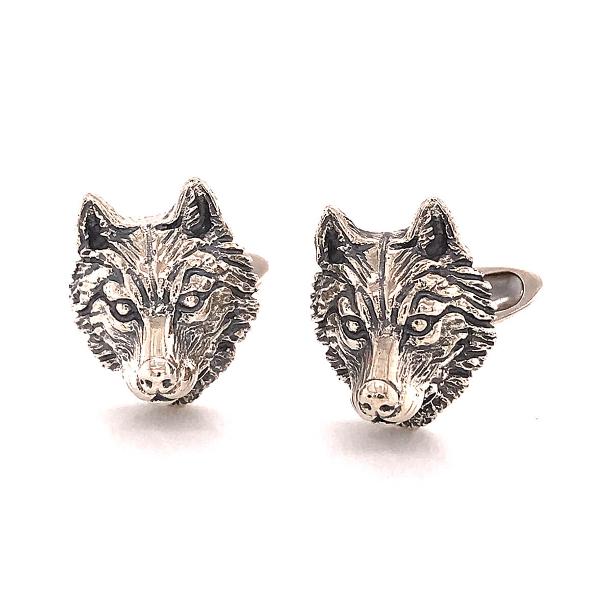 Silver Wolf Cufflinks