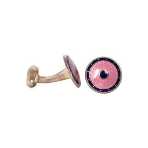 Sterling Silver & Enamel Cufflinks