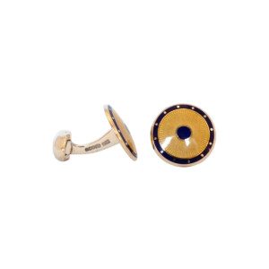 Sterling Silver & Enamel Cufflinks