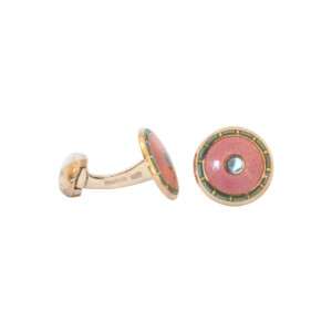 Sterling Silver & Enamel Cufflinks