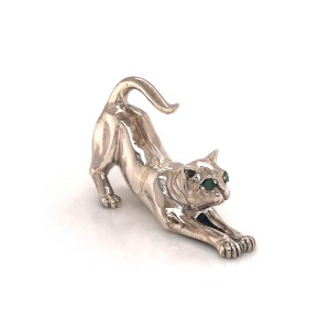 Sterling Silver Cat