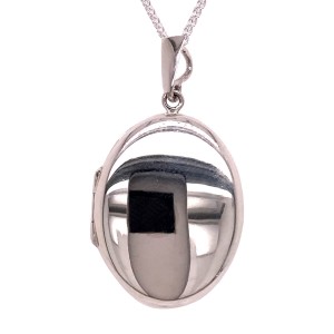 Sterling Silver Locket & Chain