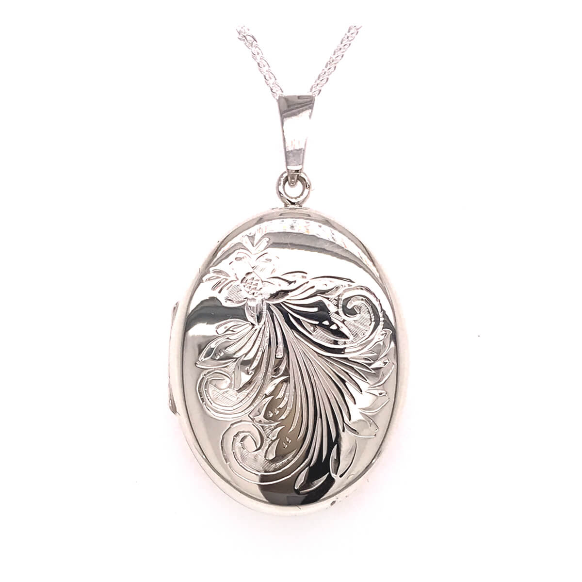 Sterling Silver Locket & Chain