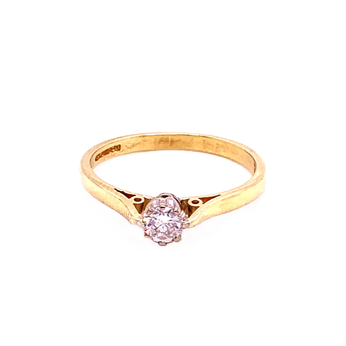 0.25ct Round Brilliant Cut Diamond Solitaire Ring | Cry For The Moon