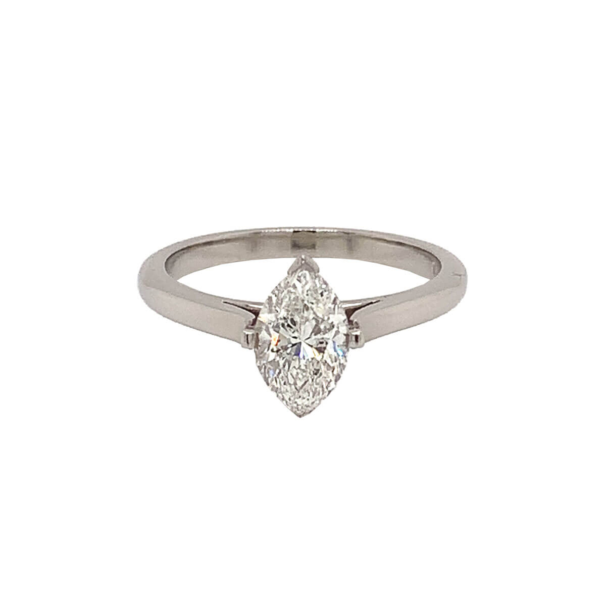 1.10ct Marquise Cut Diamond Solitaire Ring