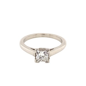 1.07ct Princess Cut Diamond Solitaire Ring