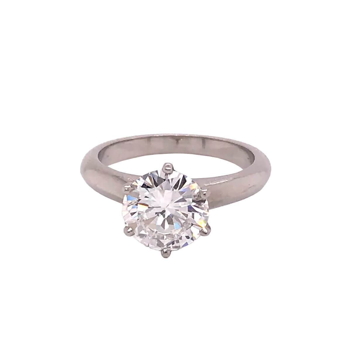 2.07ct Round Brilliant Cut Diamond Solitaire Ring