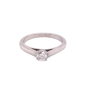 0.38ct Round Brilliant Cut Diamond Solitaire