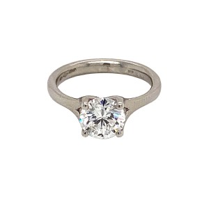 1.16ct Round Brilliant Cut Diamond Solitaire Ring