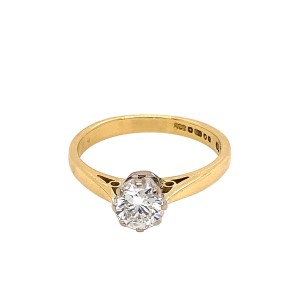 0.51ct Round Brilliant Cut Diamond Solitaire Ring