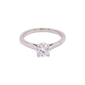 0.70ct Round Brilliant Cut Diamond Solitaire Ring