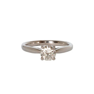 0.70ct Round Brilliant Cut Diamond Solitaire Ring
