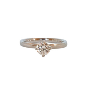 0.56ct Round Brilliant Cut Diamond Soltaire Ring