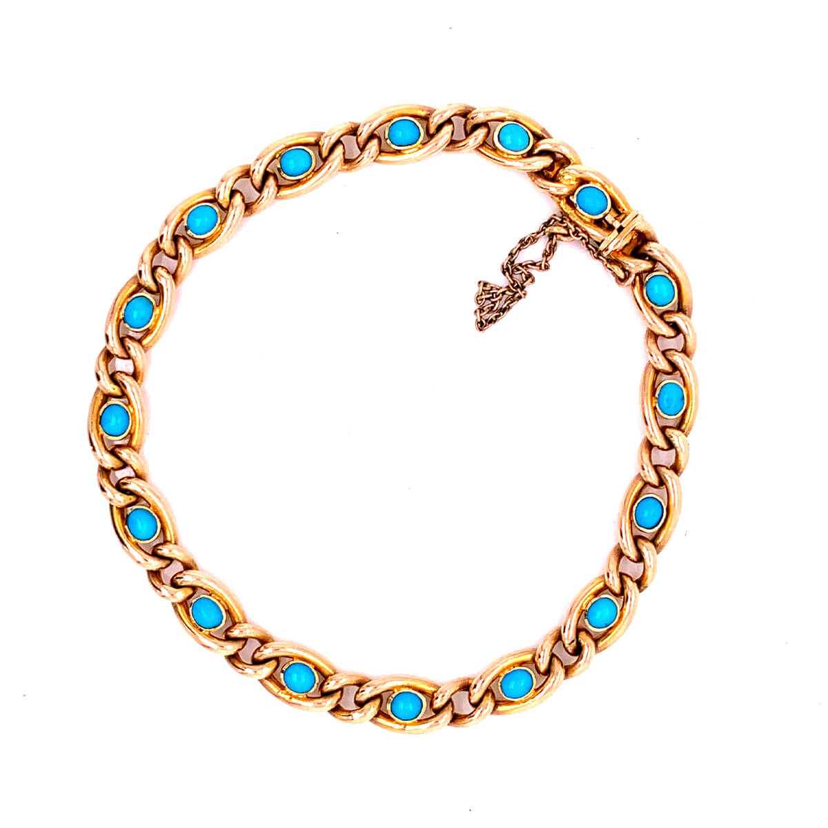 Gold Biography Adorned Turquoise Evil Eye Bracelet| Astley Clarke