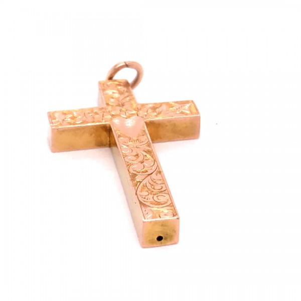 9ct Gold Antique Cross Cry For The Moon - Antique Gold Cross Pendant Uk 9ct Gold Antique Cross Cry For The Moon - Antique Gold Cross Pendant Uk