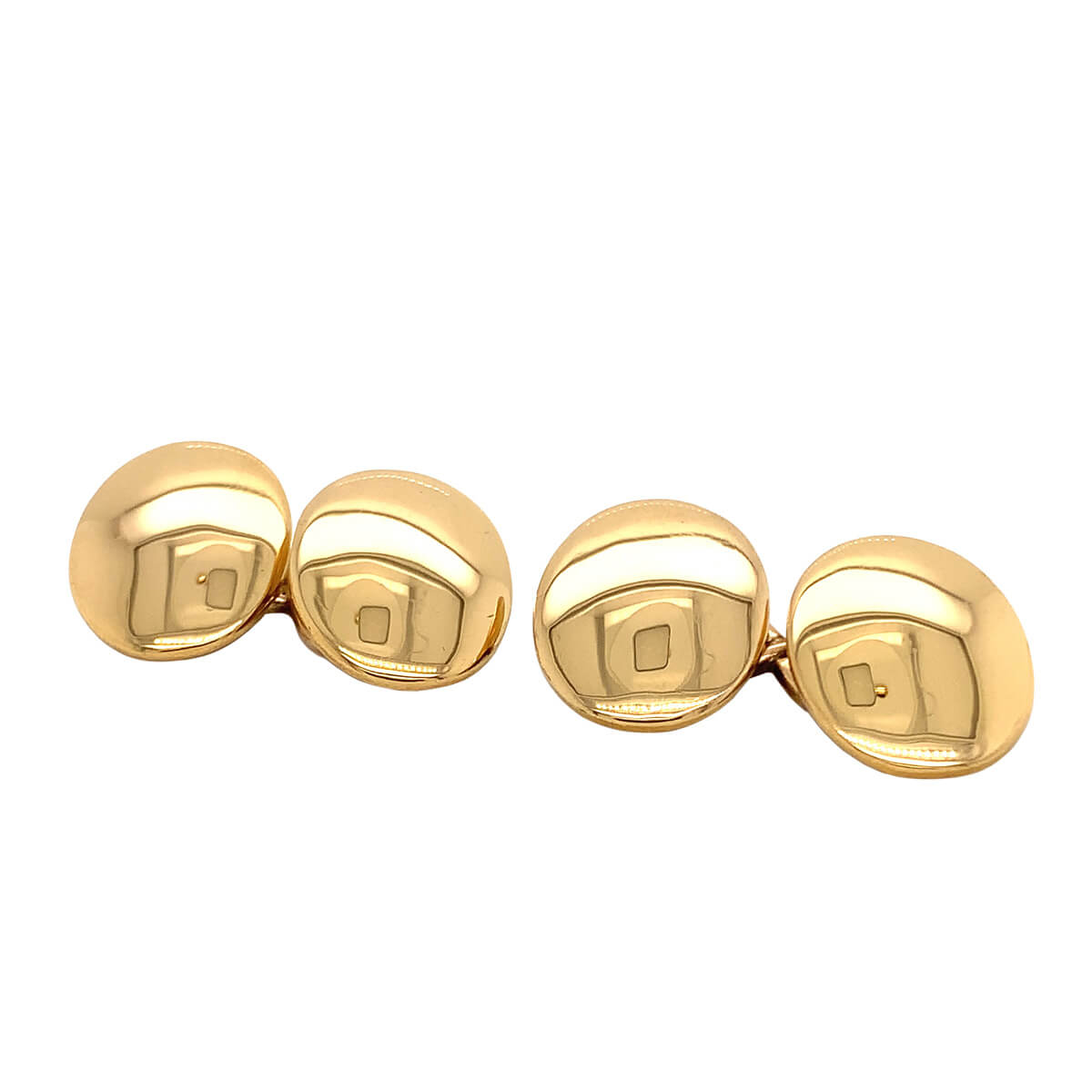 18ct Gold Chain Link Cufflinks