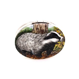 Sterling Silver Enamel Trinket box